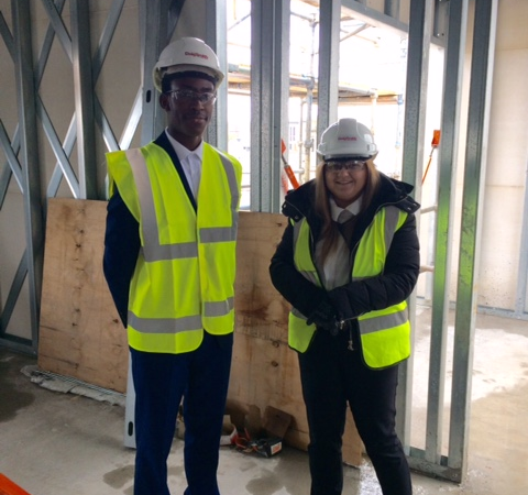 Career Ready students enjoy a site visit in Edinburgh