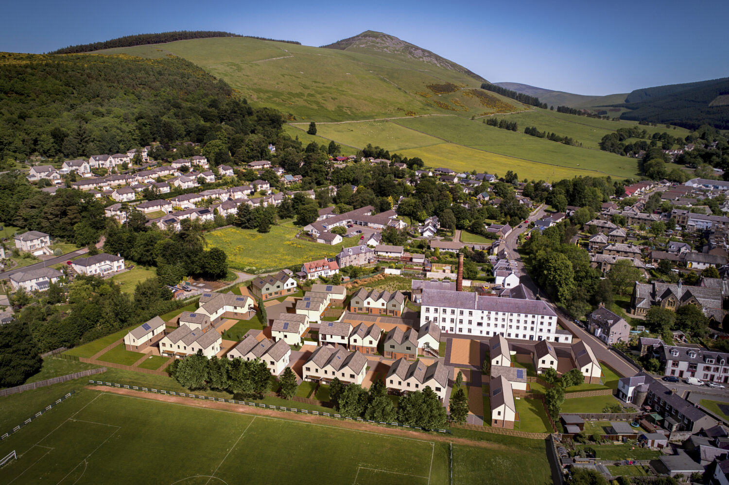 Construction Underway at Caerlee Mill Housing Estate