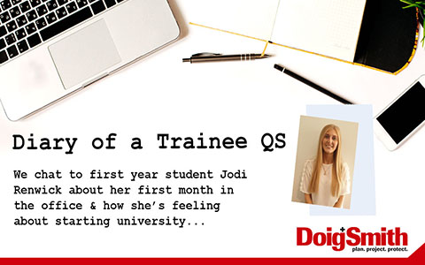 Diary of a Trainee QS: The Journey Begins…